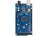 a close up of a blue board with a microconver attached to it