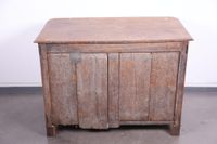Commode galbée en chene, ouvrant à quatre tirois en facade. (photo 4)