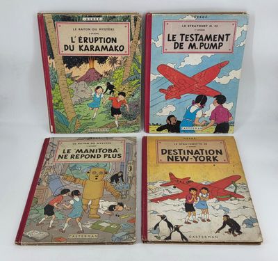 trois livres pour enfants sont posés sur une surface blanche