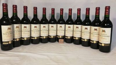 a group of bottles of wine sitting on top of a table
