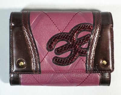 ESQUIRE Portefeuille en cuir violet