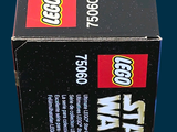 a box with a lego star wars figure inside of it