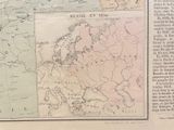 a map of europe with a lot of places on it