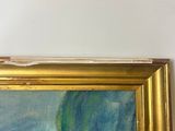 a picture of a painting on the wall of a room
