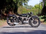 a old motorcycle that is parked on the side of the road