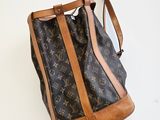 sac fourre-tout en toile et cuir monogramme louis vuitton