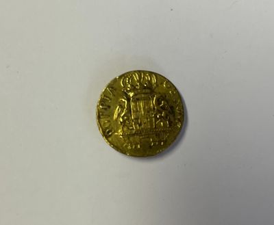 une pièce d'or portant l'image d'un homme et d'une femme
