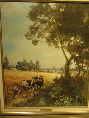 une image d'un tableau sur le mur d'une pièce