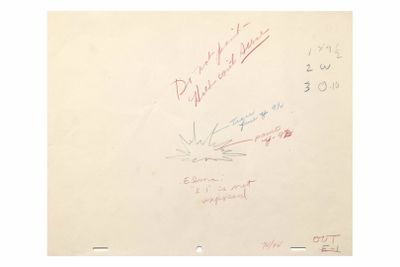 une image représentant une feuille de papier sur laquelle est dessiné un avion