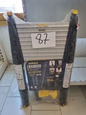 a picture of a ladder that is wrapped in plastic