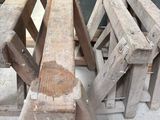 several pieces of wood are stacked on top of each other