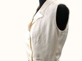 an image of a white vest on a mannequin mannequin