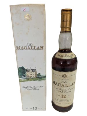 a bottle of macallan ' s single malt scotch whisky