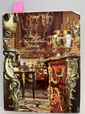 the cover of a book with a picture of a table and vases on it
