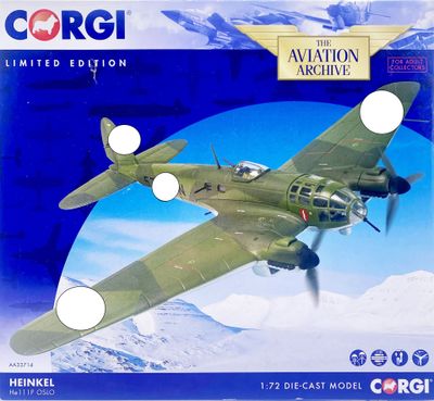 CORGI - The Aviation Archive Avion miniature 1:72 HEINKEL, m…