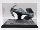 display case for a model of a star wars tie fighter