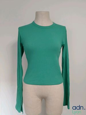 IRO - Top à manches longues en coton - Taille L - Neuf - Ce …