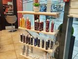 a display of hair products for sale in a store