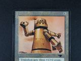 an image of a card with a robot on it