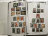 a book with a lot of stamps on it