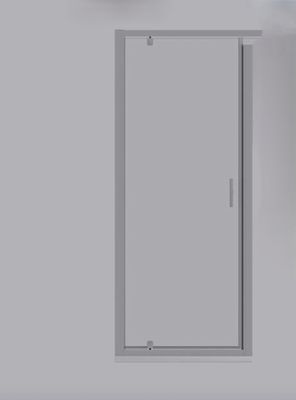 Porte de douche pivotante en verre transparent , 80 cm, cadr…