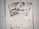 a picture of a drawing on a piece of paper on the wall