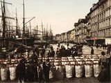 un groupe de personnes debout devant une clôture
