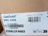 a box with a label on it sitting on a table
