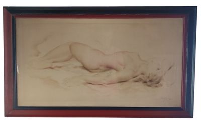 an old picture of a nude woman laying down on a blanket