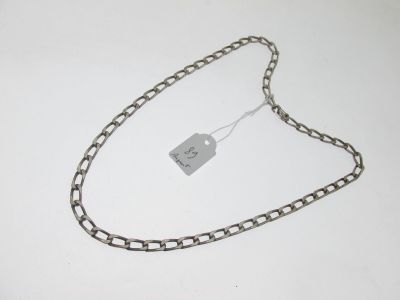 chaîne maille cheval argent 925°/°°, bossuée L:51,5cm 26g - Photo 1