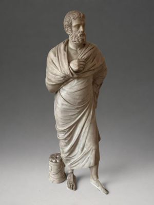 Statue de Sophocle, dite statue du Latran, marbre italien, X…