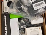 a box full of headphones that are in the box