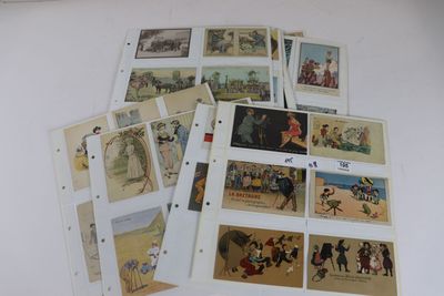 114 cartes fantaisies thème photographie ( 12 feuilles)