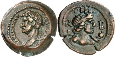 a close up of a coin with an image of a man on it