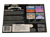 the back cover of a nintendo game box with a picture of a cartoon character