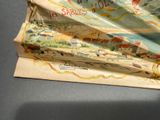 a picture of a book with a map on top of it