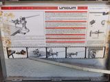 a metal box with instructions on how to use a plane