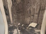 a picture of an old photo of a church