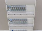 an image of a close up of a white electrical panel