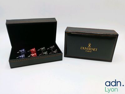 Lot de 8 paires de boutons de manchettes - DUVERNET - Neuf -…