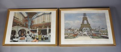 deux photos encadrées de la tour Eiffel à Paris