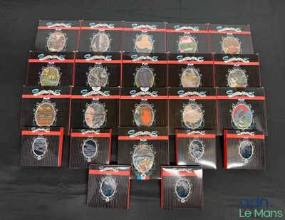 a lot of different types of coins in the package
