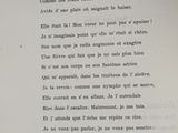a page from a book with a poem written in french