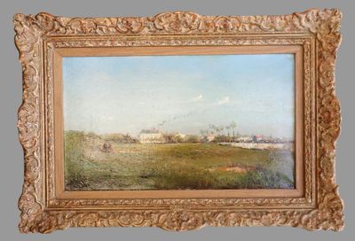 Alfred CASILE (1848-1909) Les usines de Rabatau à Marseille,…