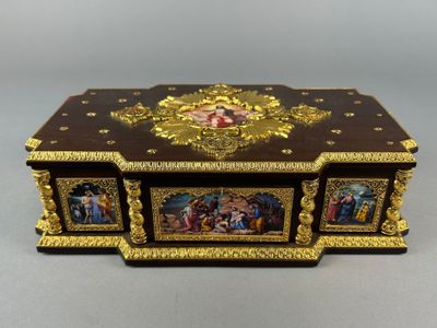 Editeur Franklin MINT. BOITE à MUSIQUE « the life of christ … - Photo 1