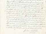 un vieux document sur lequel figurent des inscriptions à l'encre noire