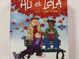 une image représentant un livre pour enfants avec une illustration de deux enfants assis sur un banc