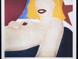 an image of a painting of a woman with a heart on her chest