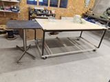 an image of a workbench in a garage