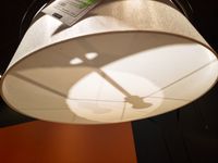 Lampe noire à pied en marbre, hauteur 190 cm (photo 3)